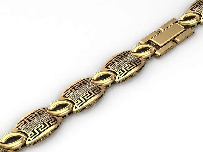 donna braccialetti signori Uomini 3dm braccialetto bracciali uomo gioielleria Stampa 3dprinted stampabile design gioiello moda stampa oro prototipazione argento 3D print model - Mito3D