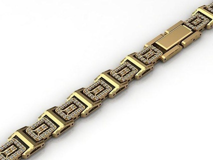 donna braccialetti signori Uomini 3dm braccialetto bracciali uomo gioielleria Stampa 3dprinted stampabile design gioiello moda stampa oro prototipazione argento anelli 3d print model - Mito3D