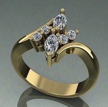 womens ring model 1362 kolco dlya pechati 3dmodel printable sterling fashion silver engagem platinum jewellery engagement jewel jewelry rings missfox gold gem 3d print model - Mito3D