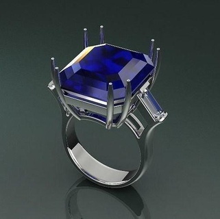 mujeres anillo modelo 1494 pendientes Kolco sergi dlya pechati 3dmodel imprimible libra esterlina Moda plata enganchar platino joyería compromiso joya anillos missfox 3d print model - Mito3D