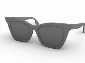 femmes lunettes soleil be4346 53 vue lentille Plastique protection ultra violet mode Vêtements beauté porter œil accessoire optique 3d print model - Mito3D