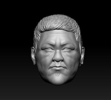 wong - headsculpt action figures 3d print model toy toys games character printable figure game 3dprint marvel 3d print model - Mito3D