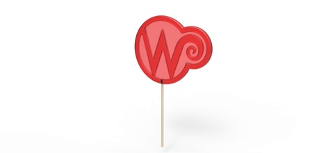 wonka lollipop charlie chocolate factory 2005 toy prop replica cosplay print printable hobby diy candy 3d print model - Mito3D
