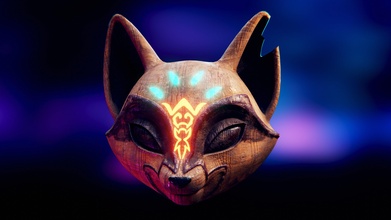 madera animal máscara kena puente espíritus espíritu mapache apuntalar accesorios cosplay 3dprinting stl 3dmodel juegos juguetes 3d print model - Mito3D