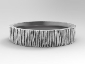 legna squillare oro moda bellezza anelli verdura esclusivo nozze gioielleria stampabile 3dsilver anello d'argento 3d print model - Mito3D