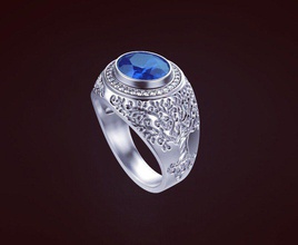 Holz-ring Schmuck Holz ring Silber Juwel gem diamond gold cad bedruckbar ist Mode-Schönheit Edelstein Ringe 3d print model - Mito3D