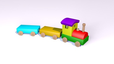 wood train toy games-toys kidtoy 3d traintoy games toys 3d print model - Mito3D