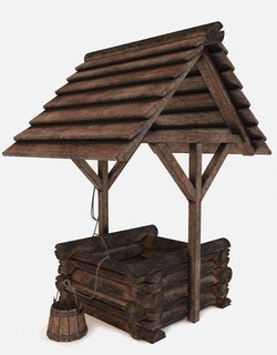 madera 3d modelo tradicional antiguo casa familia arquitectura aire libre mueble almacenamiento 3d print model - Mito3D