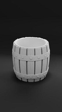 bois baril tasse 3d impression imprimable récipient cuisine articles ménagers ustensiles maison manger 3d print model - Mito3D