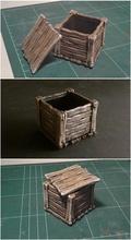legno scatola regalo arte legna cassa negozio dettagliata highpoly casa 3d print model - Mito3D