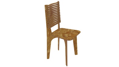 cadeira mc cnc roteador cortar osb madeira compensada mobília planos vetores madeira corte passatempo faça 3d print model - Mito3D