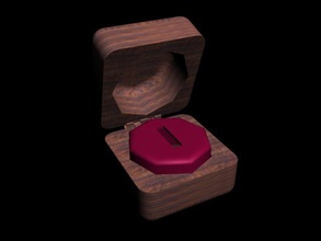 en bois de bijoux boîte d'anneau la l'anneau ringbox jewelrybox mode d'arbre arbre luxe restaurant tourisme voyage d'autres 3d print model - Mito3D