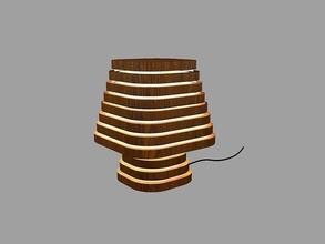 ahşap Lamba cncready cnc kendin yap diywood tahta lamba iç Odun 3dprint ışık ağaç akrilik ampul masa lambası ev dekoru dizayn dekorasyon modern aydınlatma 3d print model - Mito3D