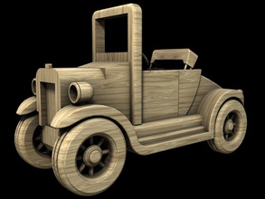 madeira brinquedo carro impressão pronto brinquedos criança toque crianças infantil desenho animado esporte passatempo jogos fbx 3d print model - Mito3D