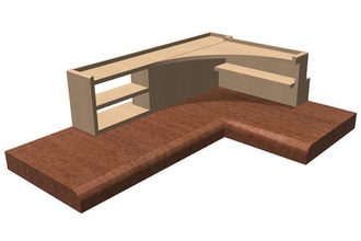 woodwork plan - kitchen sideboard storage plans wood working cupboard furniture house 3d print model - Mito3D