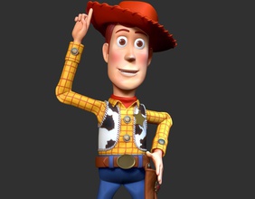 woody - toy story fanart figure toystory toystory4 cartoon character movies statue print3d 3dprinting digitalart sculpture sculptures figurines miniatures 3d print model - Mito3D