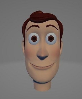 woody head movie accurate toy story toystory1 toystory2 toystory3 toystory4 toystory movieaccurate toymode games toys 3d print model - Mito3D