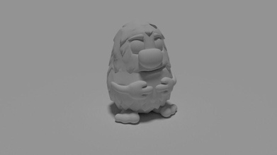 woofel games-toys boardgame character cute hairy small games toys board 3d print model - Mito3D