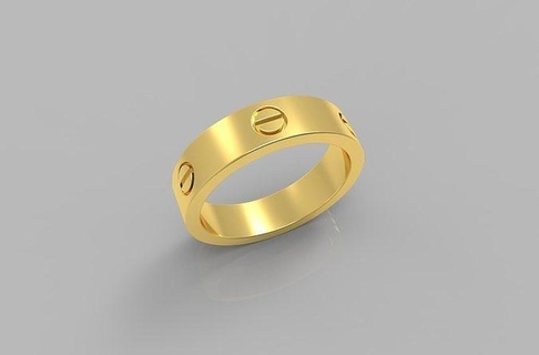 iş n17 altın takı gümüş elmas yüzük yüzükler mücevher nişan parlak sterlin moda cad güzellik angagem 3d print model - Mito3D