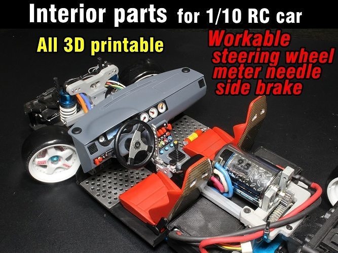 factible interior partes deriva rc coche vehiculo hsp 94123 volador pez pasatiempo bricolaje diy automotor 3D print model - Mito3D