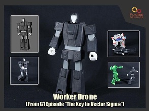 worker drone transformers g1 key to vector sigma generation1 games toys 3d print model - Mito3D