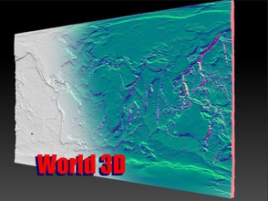 dünya topoloji 5 sürümleri göster hobi-diy toprak gezegen elevetion everest bilim alanı 3d çocuklar eğitim okul öğretmen bathyology okyanus hobi diy diğer 3d print model - Mito3D