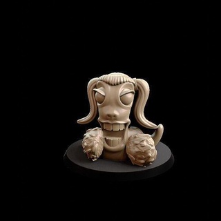 worm cheerleader player fantasy football toy game miniature 3d 3dsculpture gametoys miniatures bloodbowl gamers play games toys board 3d print model - Mito3D