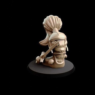 Minhoca Guerreiro jogador fantasia futebol brinquedo jogos miniatura 3d 3dsculpture gametoys miniaturas tigela sangue gamers Toque brinquedos borda 3d print model - Mito3D