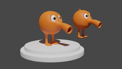 enkaz it ralph qbert 3d yazdır model creckitralph karikatür oyuncak anahtarlık anahtar yazdırılabilir 3dprint 3dmodel disney pixar animasyon karakter oyunlar oyuncaklar 3d print model - Mito3D