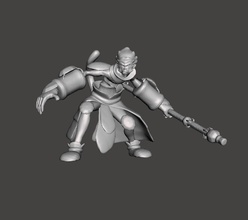 wukong 3d modèle homme portant épée ligue of légendes sauvage crevasse lol singe roi jeux jouets 3d print model - Mito3D