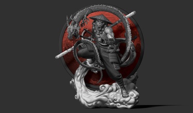 wukong statue of ninja holding sword 3dprinting figures collectibles animal 3dfigure collectible toy print monkey kong printable sculpture games toys 3d print model - Mito3D