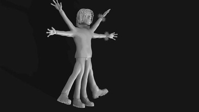 wunna gunna sanat vesika baş vücut oyunlar oyuncaklar 3d print model - Mito3D
