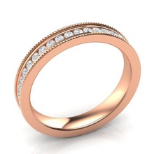 wvg7 giro gioielli diamante anello bande 3dprint cad disco di platino fidanzamento solitaire la pietra halo anelli 3d print model - Mito3D