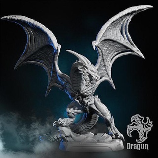 wyvern boss drake dragon creature monster fantasy character dragons miniatures wyrm dnd rpg tabletop board game dragun games toys 3d print model - Mito3D