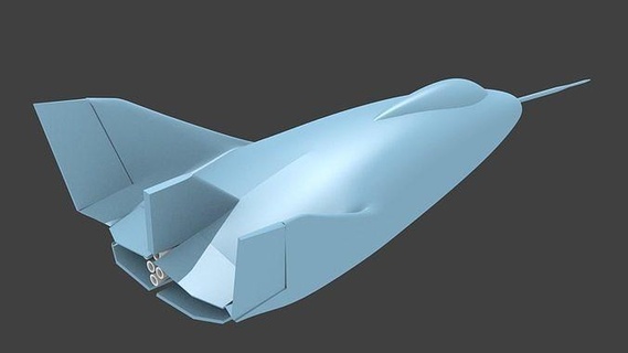 x-24a lifting body airplane concept nasa usaf space shuttle hobby diy 3d print model - Mito3D