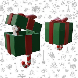mas Geschenk Box Mauer Montage Schlüssel Halter Unterstützung Weihnachten 3d stl pandoranium3d Pandoran Überraschung Feier Haus Dekor 3d print model - Mito3D