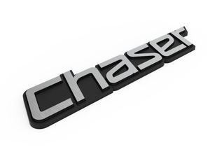 x60 toyota chaser badge 1980 replica hobby diy automotive 3d print model - Mito3D