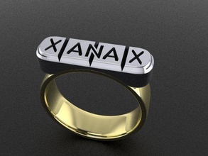 xanax pills ring 3d print or cnc model jewelry luxury fashion gold printable engagem silver sterling jewel magerit signetring silverring rhino rings 3d print model - Mito3D
