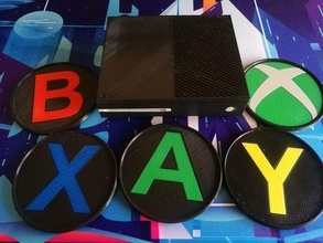Xbox verre mini console Coaster titulaire soutien One Jeux joueur xboxcoasters 3dcoasters 3dprint 3dprintxbox minixbox petite xbox jouets 3d print model - Mito3D