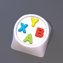 Xbox keycap cerise mx clé mécanique Douane Jeu console Jeux jouets accessoires 3d print model - Mito3D