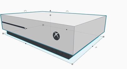 xbox one-s - 3d Modell video-Spiel Drucker Spiele Spielzeug Spiele, andere 3d print model - Mito3D