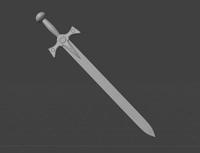 xena sword knife dagger steel callisto cosplay girl warrior weapon handle crusader armour hobby diy 3d print model - Mito3D