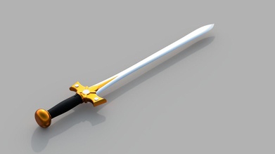 xena princesse guerrière - l'épée jeux-jouets cosplay le guerrier la de fées fantaisie costume jeux les jouets d'autres 3d print model - Mito3D