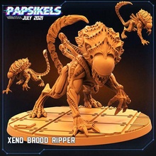 xeno brood ripper alien humans games toys 3d print model - Mito3D