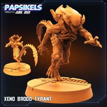 xeno ninhada tirano alienígenas avp extraterrestre jogos brinquedos criaturas 3d print model - Mito3D