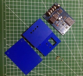 xh-m603 - hcw-m632 battery charging control module box xh m603 hcw m632 charger controller auto cut anti static protector cover hobby diy electronics 3d print model - Mito3D