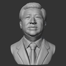 xi jinping 3d print model portrait art sculpture man head people statue gallery body figurine male sculptures 3d print model - Mito3D