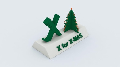x noel model kış kar geleneksel christma top çocuklar öğrenme eğitim eğitici ürün oyuncaklar 3d yazdırılabilir oyunlar 3d print model - Mito3D
