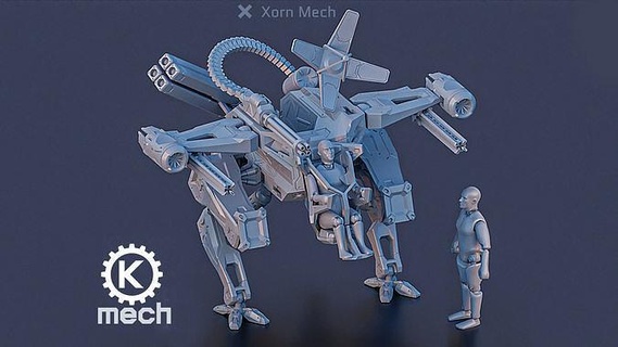 jorn mech modular juguetes ciencia fi personaje futurista astronave Ciencias miniatura coleccionables mecha juegos 3d print model - Mito3D