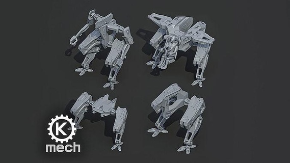 jorn mech modular robô futurista ciborgue tecnologia ficção Ciência andróide homem personagem sci fi mecânico mecha asas jogos brinquedos 3d print model - Mito3D